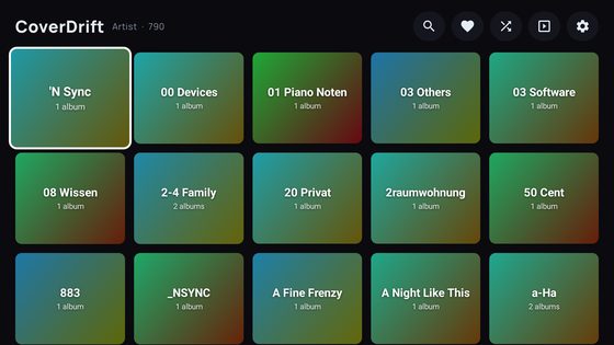 Browse by artist