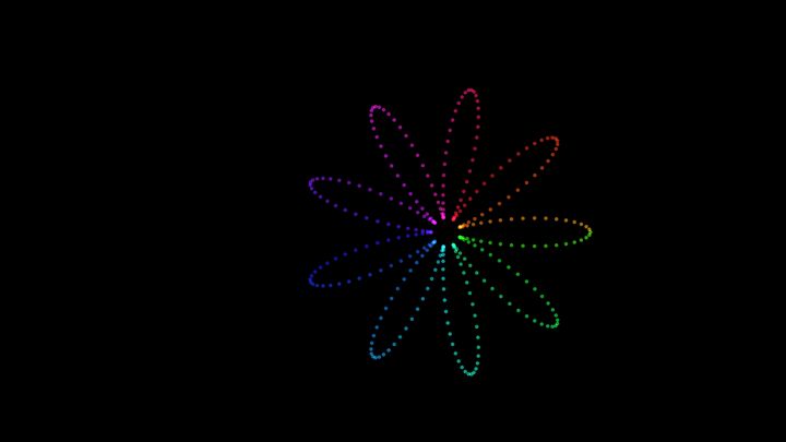 Drones screensaver world on a TV